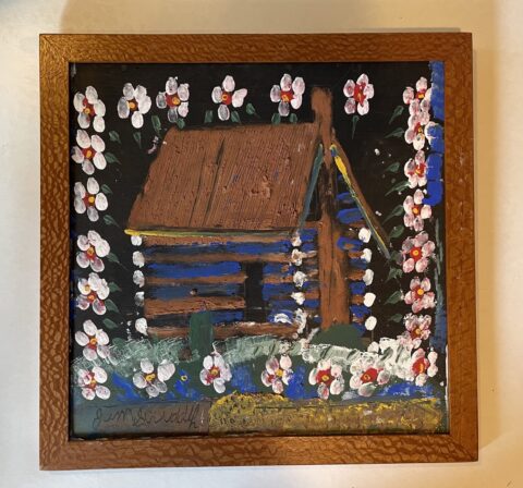 Cabin with Flowers